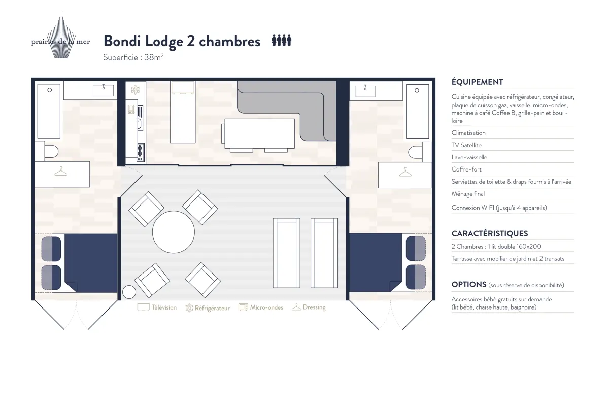 Bondi lodge 2ch