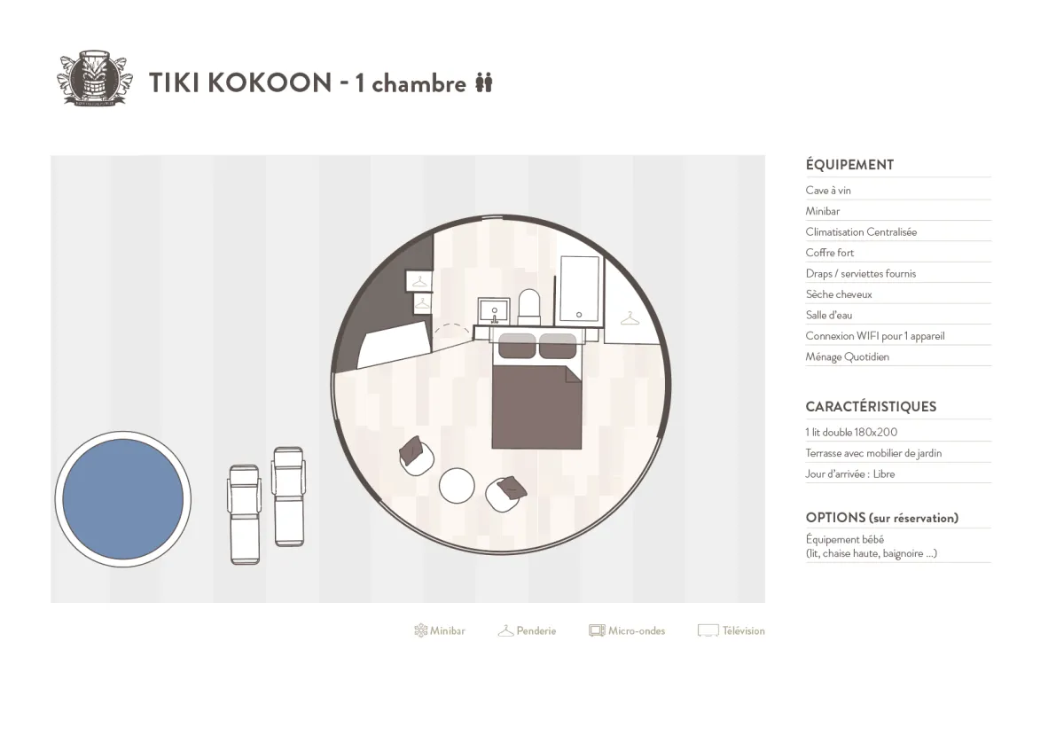 Tiki Kokoon - 1 Bedroom
